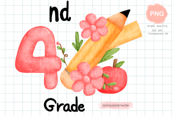 4th Grade Back to School Clipart, Schooll: A Versatile Resource for Creative and Practical Use