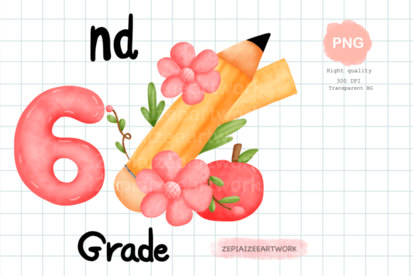 6th Grade Back to School Clipart for Creative and Practical Use