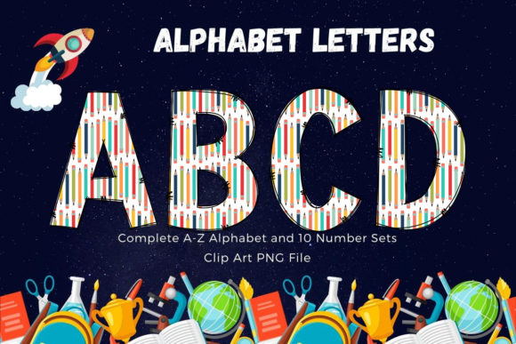 Back to School Alphabet Doodle Pencil: A Creative Tool for Learning and Design