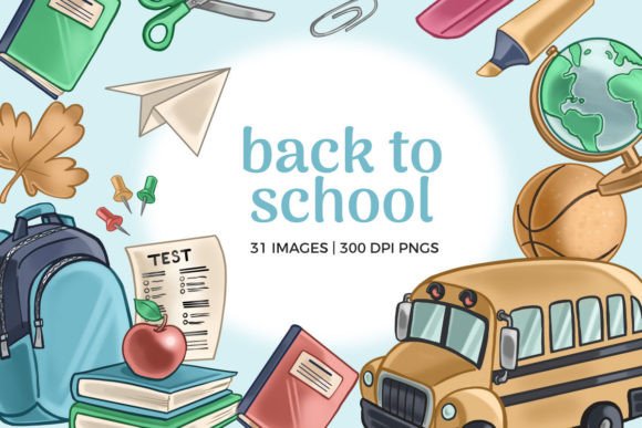 Back to School Clipart Images