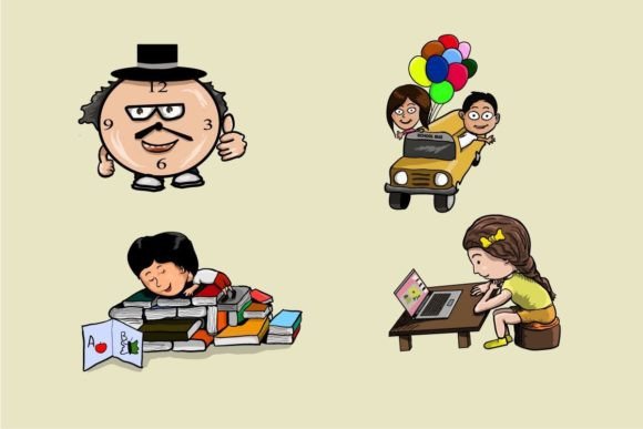 Back to School Graphic Set: A Versatile Tool for Creative Projects
