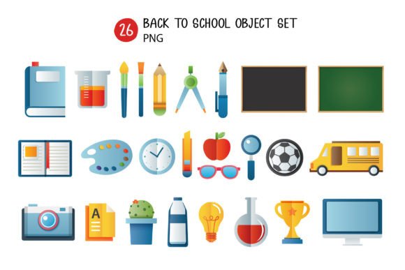 Back to School Object Set