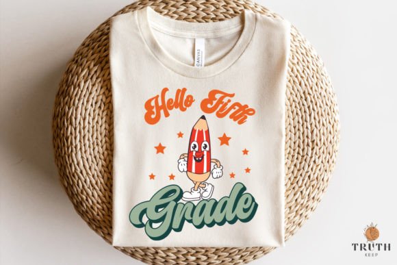 Hello Fifth Grade Svg Back to School Svg