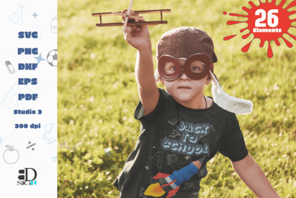 Maximize Creativity with the Back to School Blue SVG Graphic Bundle