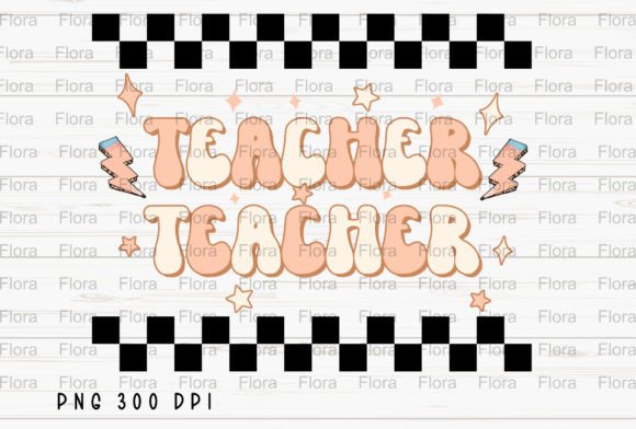 Retro Teacher Back to School Hippie PNG: A Unique Digital Design for Creative Projects