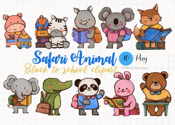 Safari Animal Back to School Sublimation: A Versatile Creative Resource